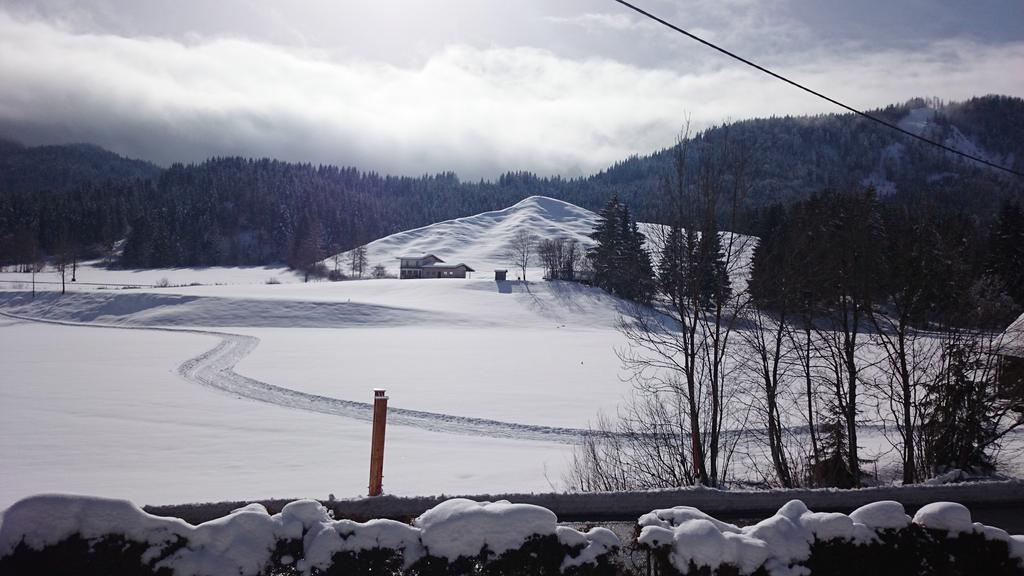 Ferienwohnung Haus Alpina Weissensee Exterior foto